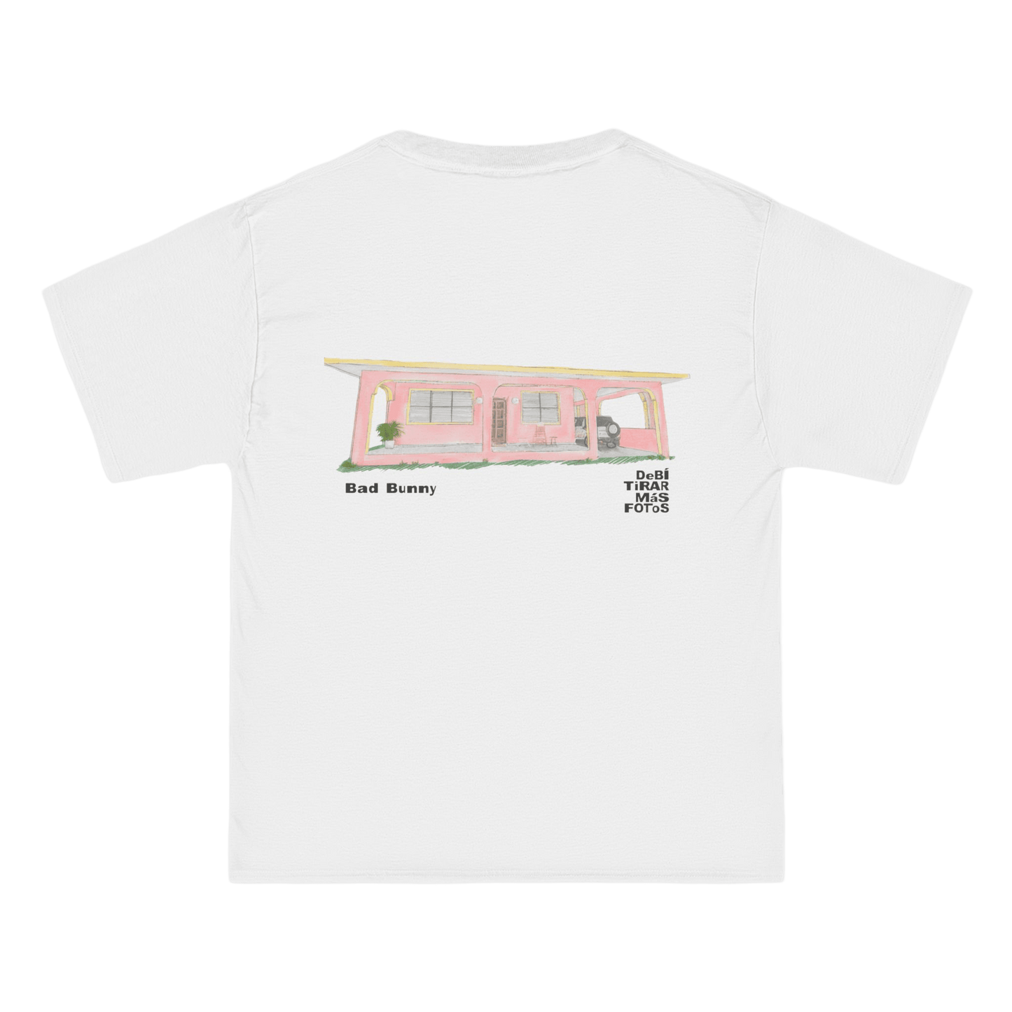 Bad Bunny Merch - DTFM White La Casita T-Shirt