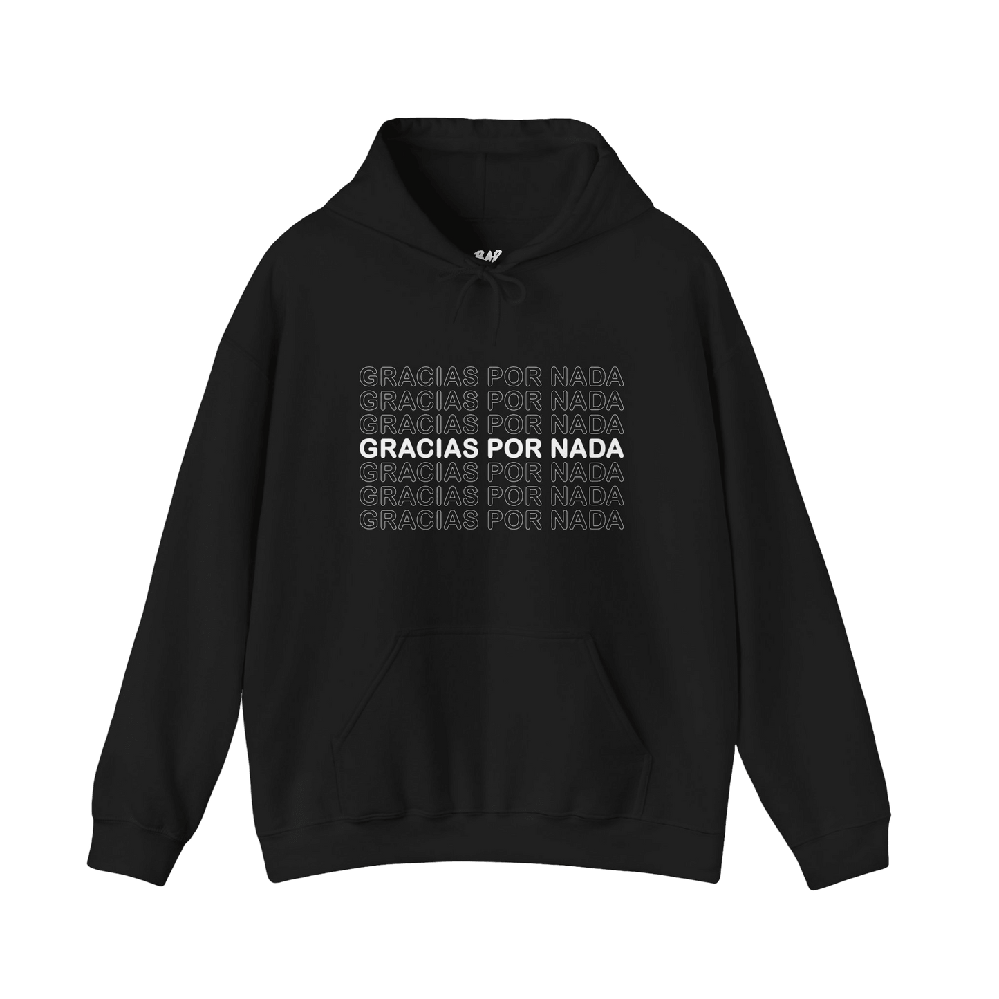 Most Wanted Tour - Gracias Por Nada Tour Dates Black Cotton Hoodie