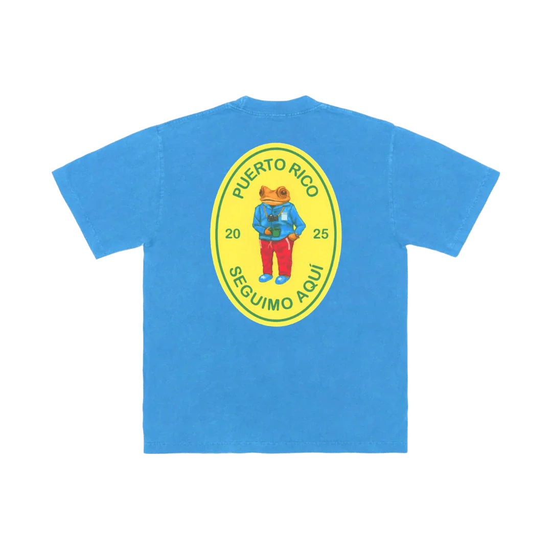 Bad Bunny Merch - DTMF Blue Concho T-Shirt