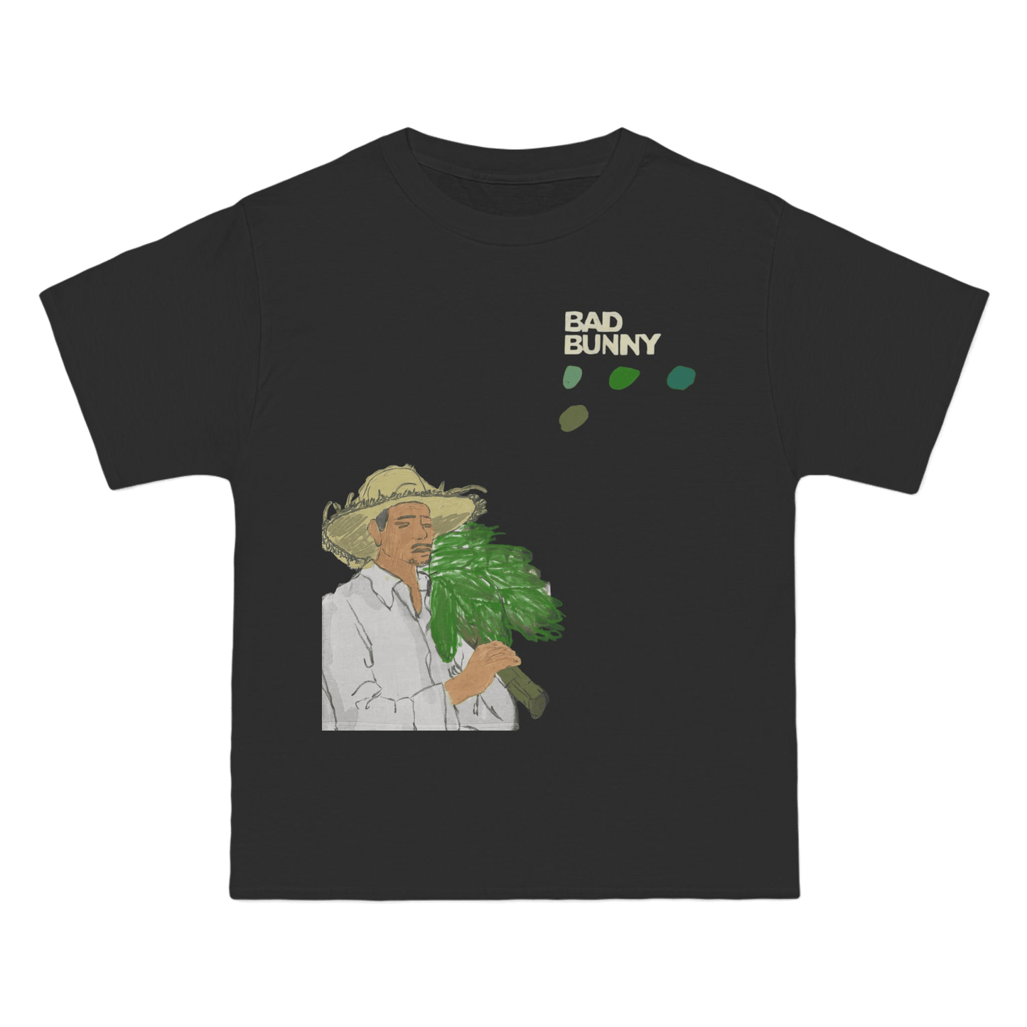 Bad Bunny Merch - DTFM Black El Jibaro Shirt