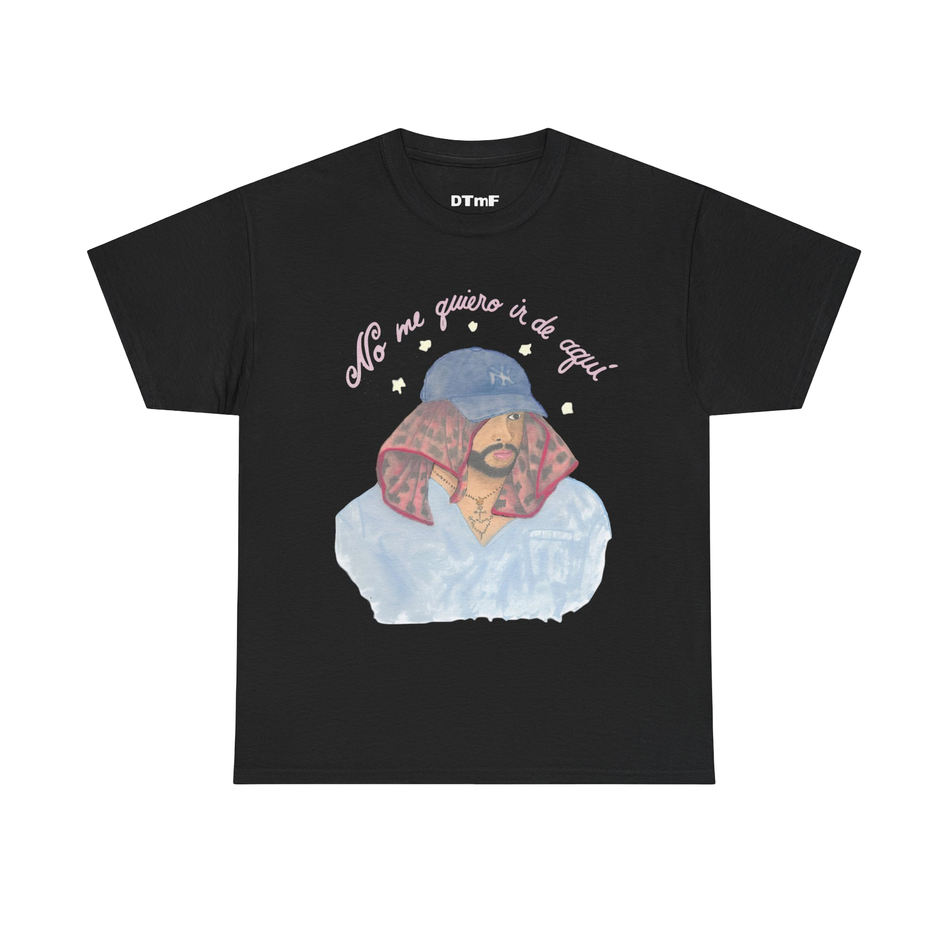 DTMF Merch - No Me Quiro Black Tee